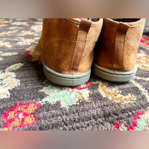 Oshkosh Brown Suede Lace up Ankle moccasin style Boot Shoes • size 3 big boys - Picture 7 of 16